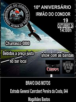 Aniversario do Clube irmão do Condor MC